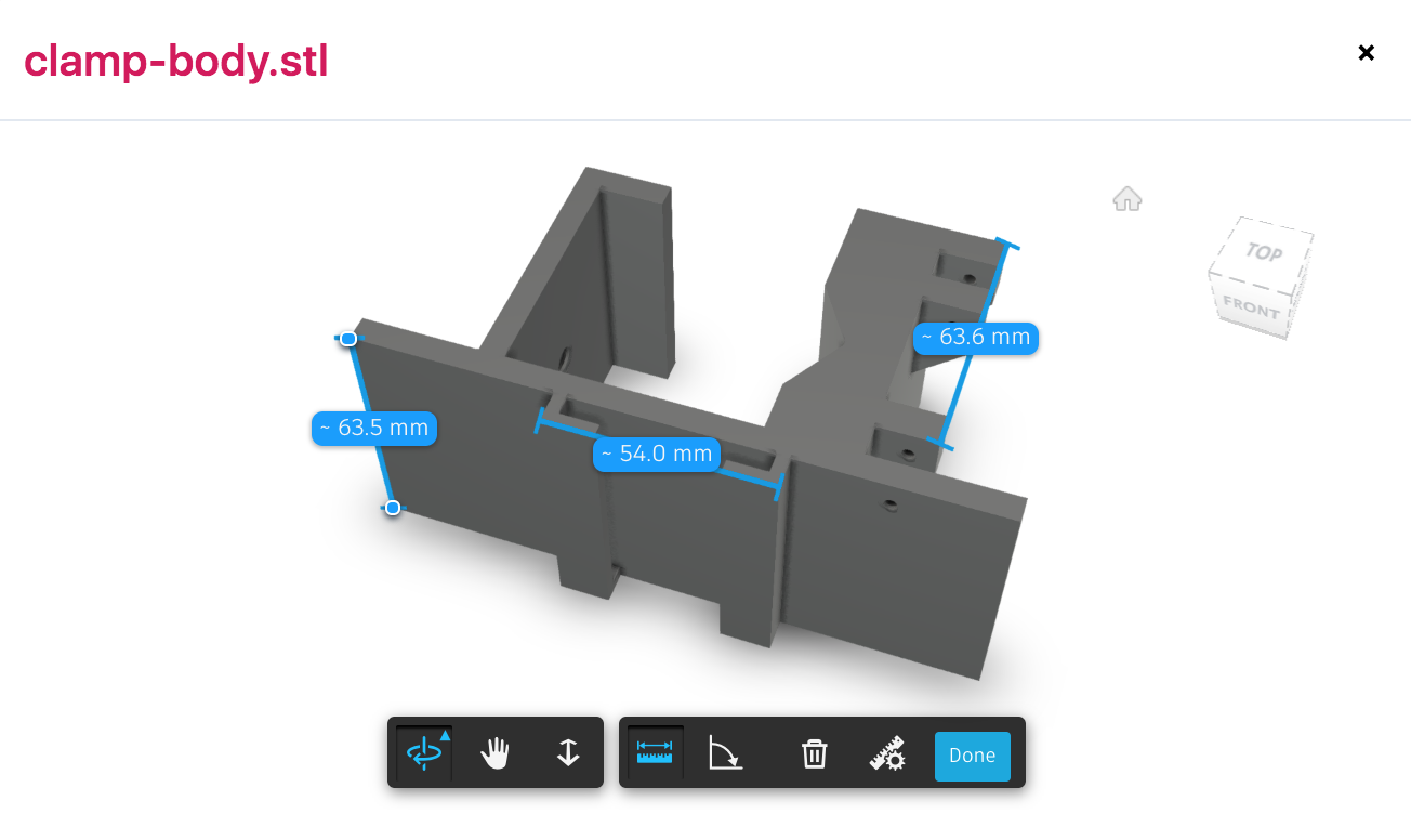 a 3d model file in stl format in the free online 3d model stl file viewer from Hollywood 3D Printing