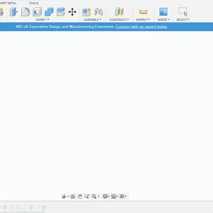 an animation showing the creation of a 3d cad model in autodesk design software