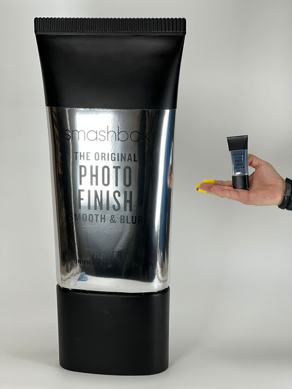 Branded retail display featuring precision 3D printing and fabrication, designed to create impactful marketing visuals.